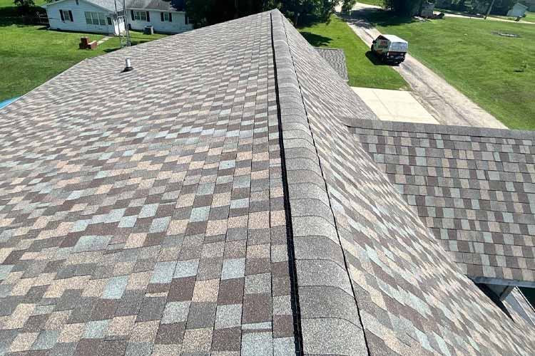 After residential roof