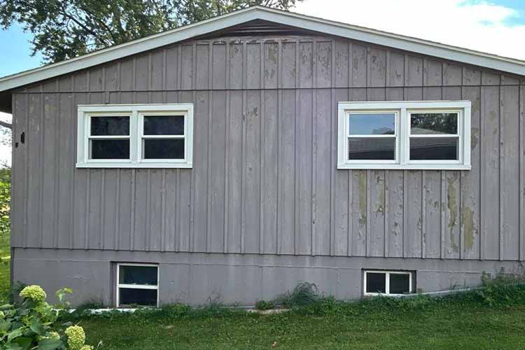 Before residential home siding