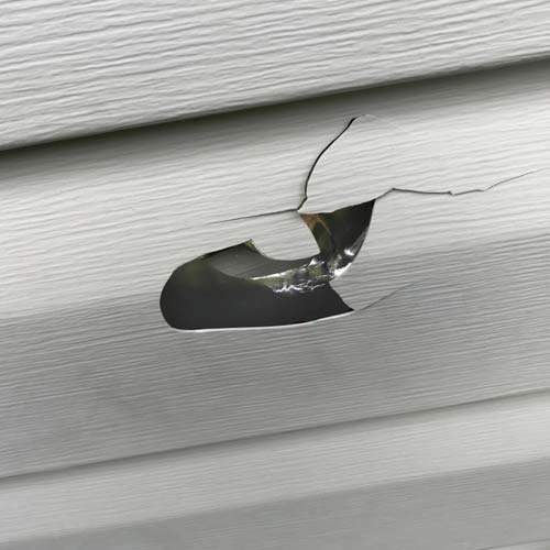 Siding damage